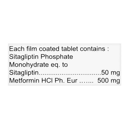 Searle Jentin Met Tablet, 50mg/500mg, 14-Pack - Image 4