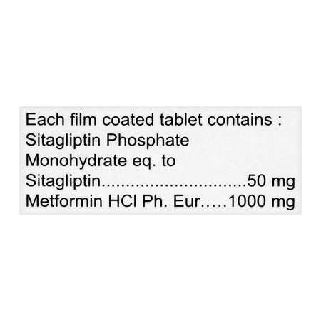 Searle Jentin Met Tablet, 50mg/1000mg, 14-Pack - Image 5
