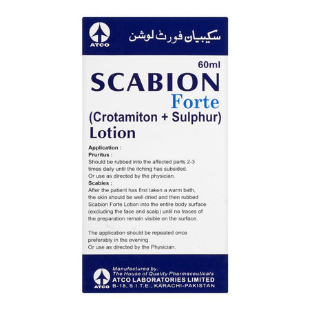 ATCO Laboratories Scabion Forte Lotion, 60ml - Image 2