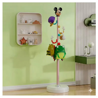 mickey mouse hanging clothes rack main image