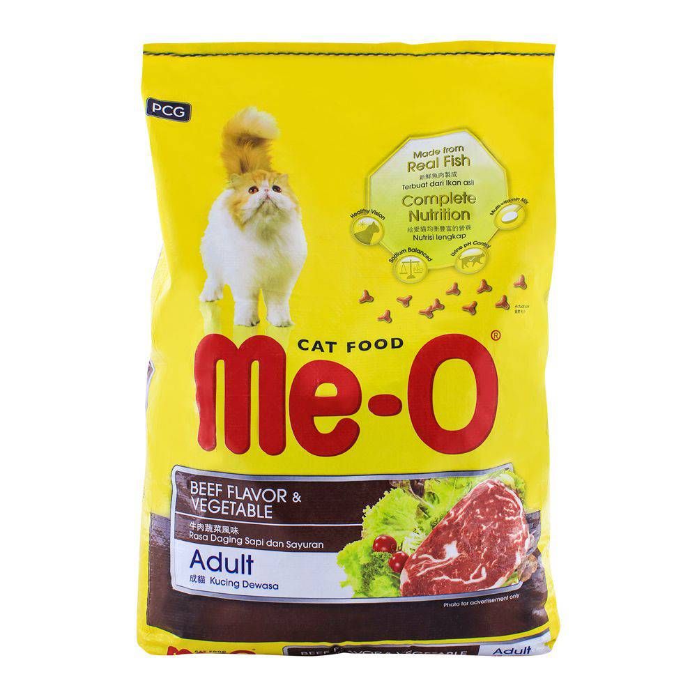 Me-O Adult Beef Flavor & Vegetable Cat Food 7 KG - Main Image