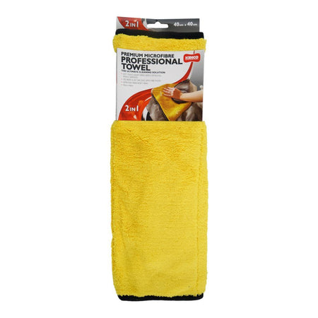Kenco Premium 2-In-1 Microfibre Luxury Towel, 15.7 X 15.7 Inches - Main Image