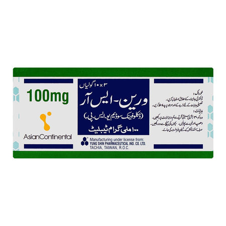 Yung Shin Pharmaceuticals Voren-Sr Tablet, 100mg, 1-Strip - Image 2