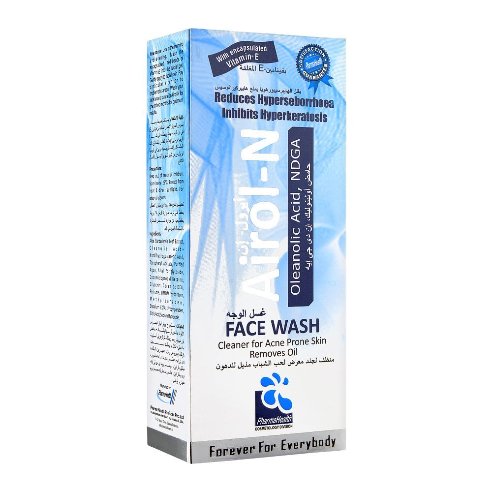 Airol-N Face Wash Clear For Acne Prone Skin, 60ml - Main Image