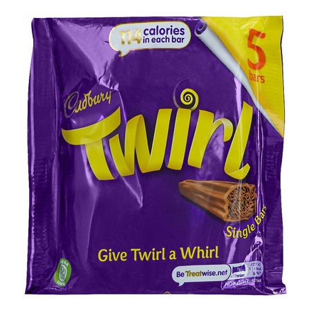 Cadbury Twirl Chocolate, 5 x 21.5 (107.5g) - Main Image