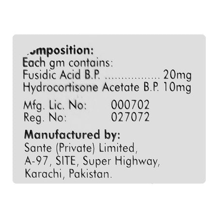 Sante Pharma Fusac-H Cream, 5gm - Image 3