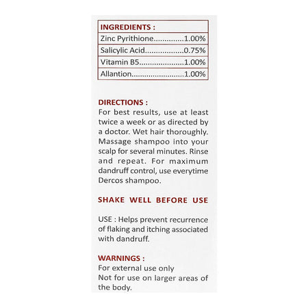 CosDerm Dercos Anti Dandruff Shampoo, For All Types Of Hair, 130ml - Image 4