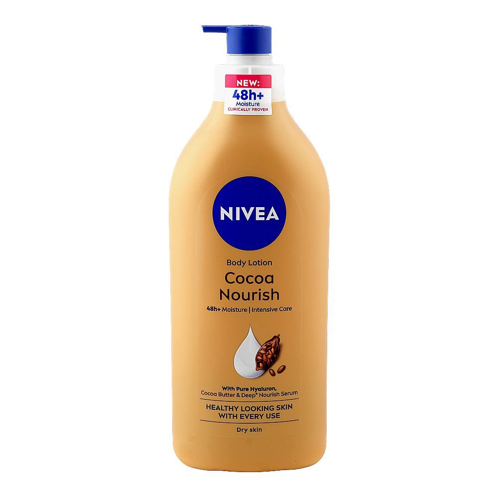 Nivea Cocoa Nourish Cocoa Butter Deep Nourish Serum Body Lotion, For Dry Skin, 625ml - Main Image