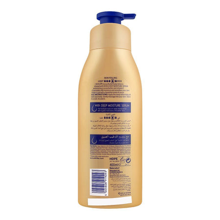 Nivea Cocoa Butter Dry Skin Body Lotion, With Deep Moisture Serum, 400ml - Image 2