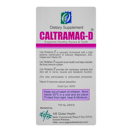 AIE Global Healthcare Caltramag-D Tablet, 30-Pack - Image 2