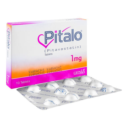 Genix Pharma Pitalo Tablet, 1mg, 10-Pack - Main Image