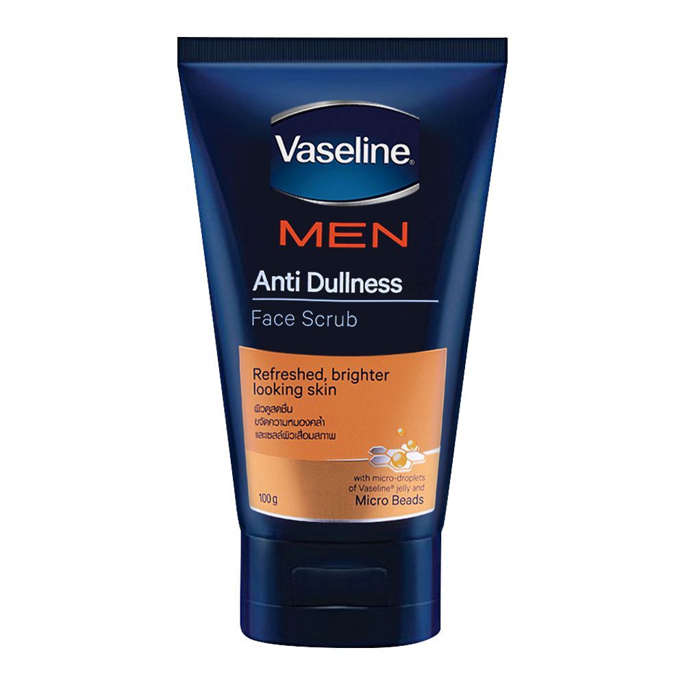 Vaseline Men Anti Dullnes Face Scrub 100gm - Main Image