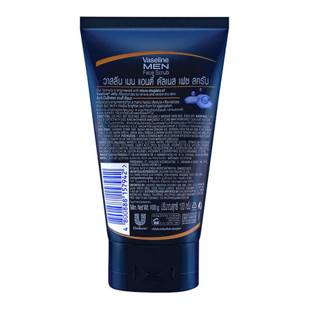 Vaseline Men Anti Dullnes Face Scrub 100gm - Image 2
