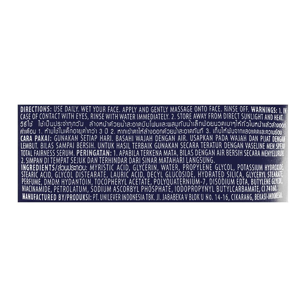 Vaseline Men Anti Dullnes Face Scrub 100gm - Image 3