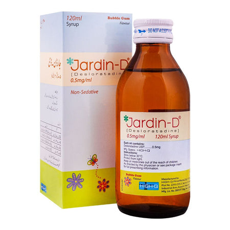High-Q Pharmaceuticals Jardin-D Syrup, 120ml - Main Image