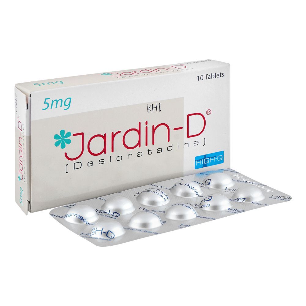 High-Q Pharmaceuticals Jardin-D Tablet, 5mg, 10-Pack - Main Image