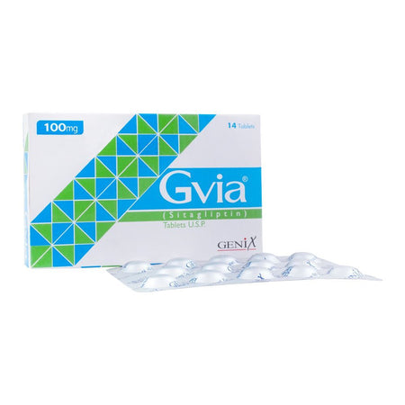 Genix Pharma Gvia Tablet, 100mg, 14-Pack - Main Image