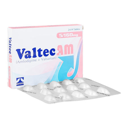 Valtec-Am Tablets, 5mg/160mg Box (28 Tablets) - Main Image