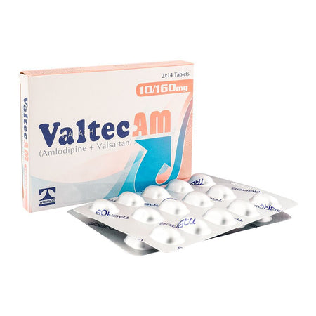 Tabros Pharma Valtec-AM Tablet, 10/160mg, 28-Pack - Main Image