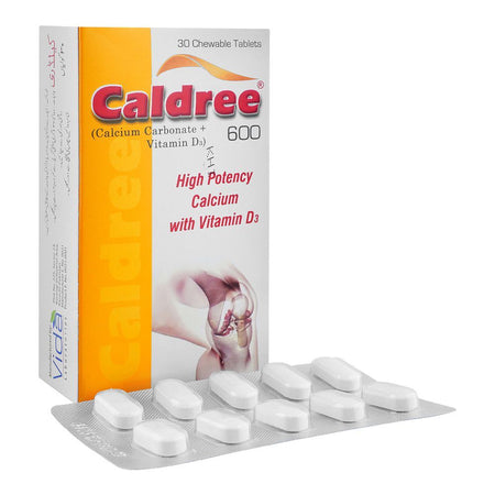 Vida Laboratories Caldree-600 Chewable Tablet, 30-Pack - Main Image