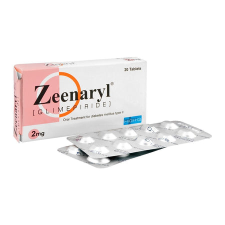 High-Q Pharmaceuticals Zeenaryl Tablet, 2mg, 20-Pack - Main Image