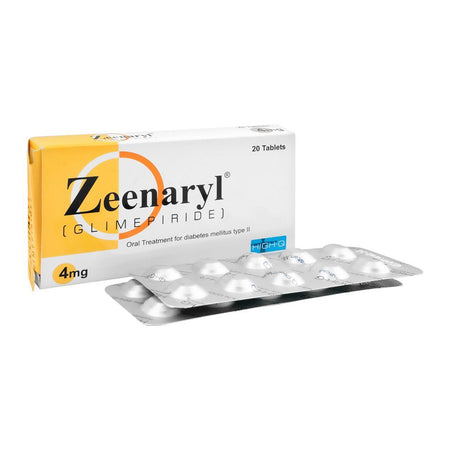 High-Q Pharmaceuticals Zeenaryl Tablet, 4mg, 20-Pack - Main Image