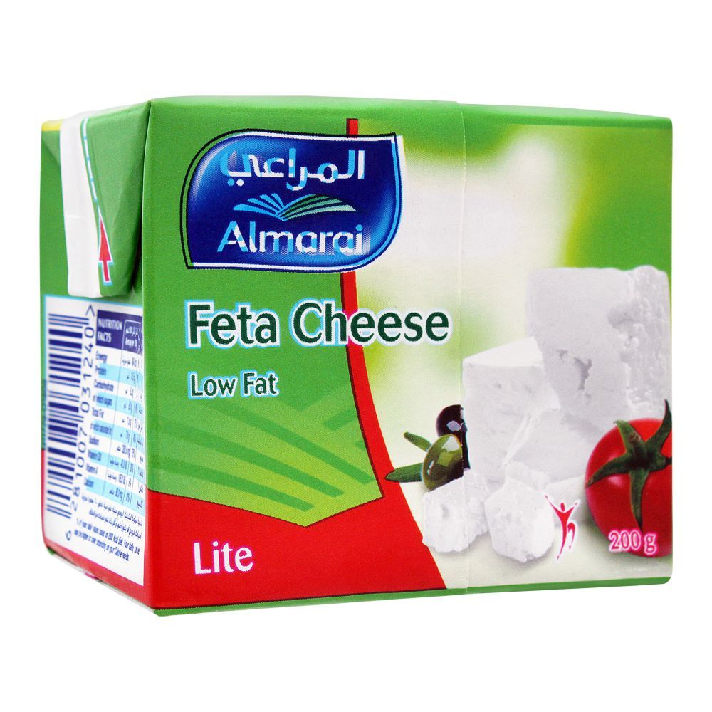 Almarai Feta Cheese, Low Fat, Lite, 200g - Main Image