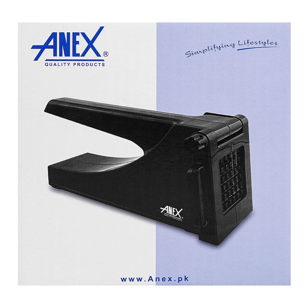 Anex French Fries Cutter, Stainless Steel Blades, Black, AG-04 - Image 4