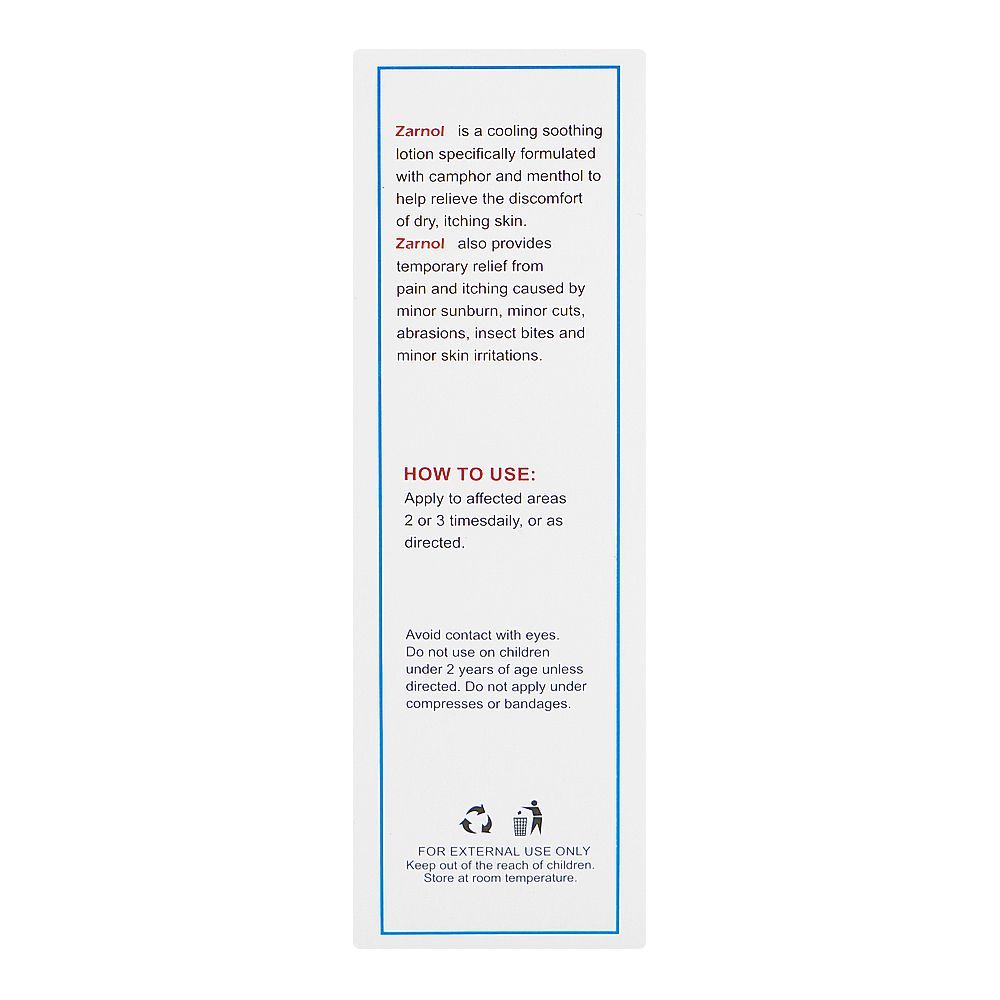 Zarnol Anti-Itch Lotion, 100ml - Image 2