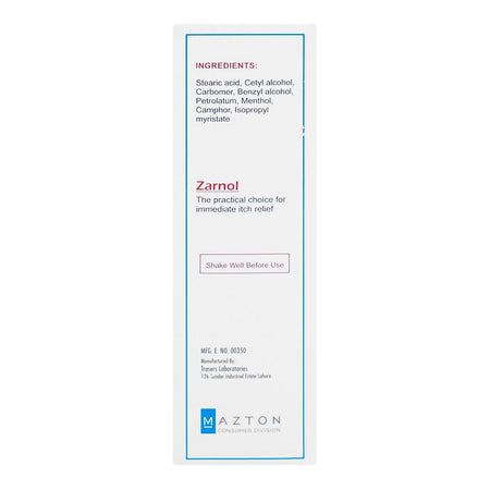 Zarnol Anti-Itch Lotion, 100ml - Image 3