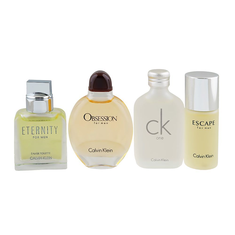 Calvin Klein Mini Gift Set For Men, (Eternity, Obsession, Ck One, Escape) 15ml Each, 4-Pack - Main Image
