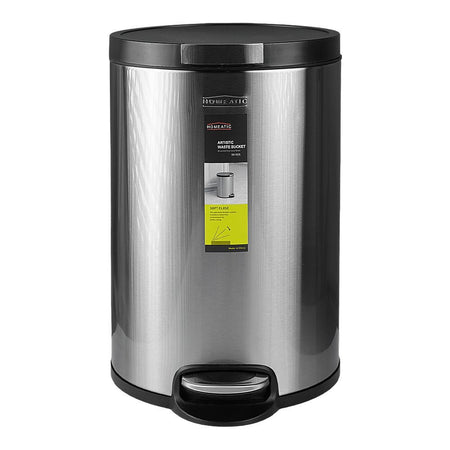 Homeatic Pedal Bin Steel, 20 Liters, Ek-9225-20 - Main Image