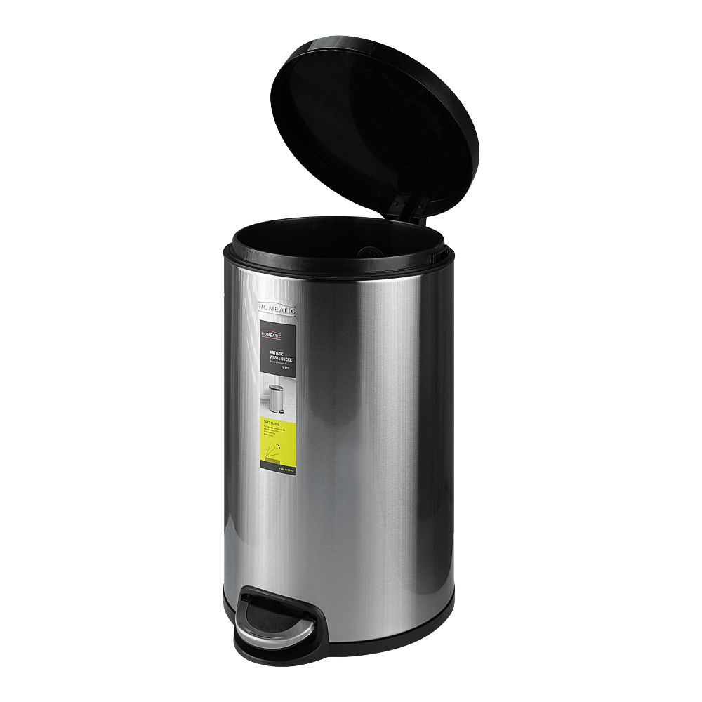 Homeatic Pedal Bin Steel, 20 Liters, Ek-9225-20 - Image 4