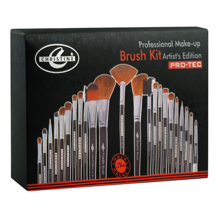 Christine Professional Pro-Tec Makeup Brush Kits, 23-Pack - Image 2
