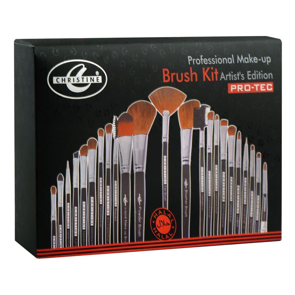 Christine Professional Pro-Tec Makeup Brush Kits, 23-Pack - Image 2