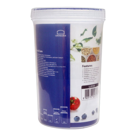 Lock & Lock Air Tight Twist Container, 1.3L, LLLLS133 - Image 2