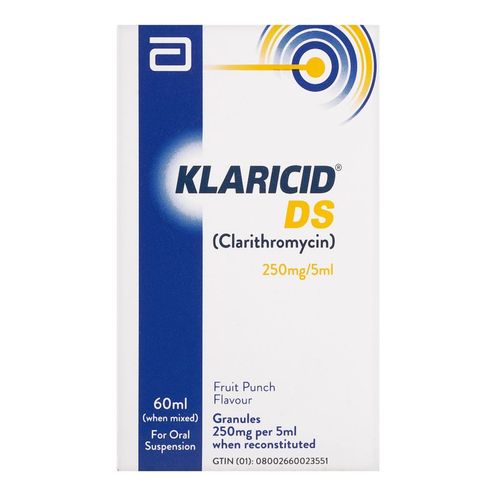 Abbott Klaricid DS Granules, 60ml - Image 2