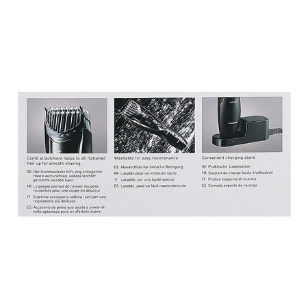 Panasonic Wet/Dry Rechargeable Beard Trimmer, ER-GB37-K - Image 5