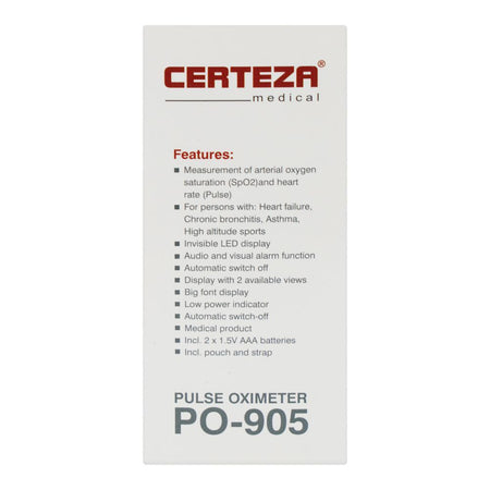 Certeza Pulse Oximeter, PO-905 - Image 4