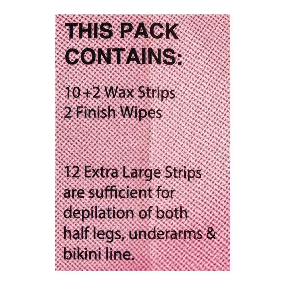 EU Lavender Softness Wax Strips, Arms, Legs And Body, For All Skin Types, 10+2 Pack - Image 4