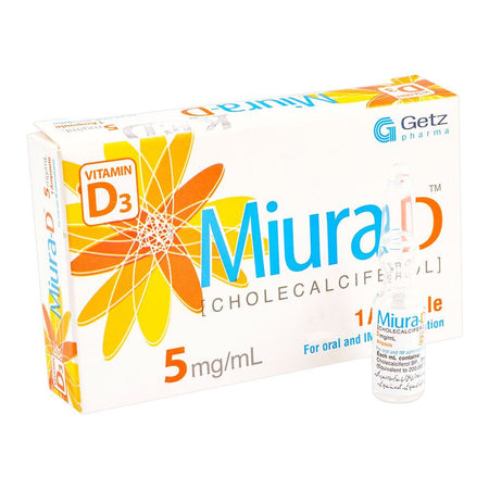 Getz Pharma Miura-D Injection, For Oral & IM Administration, 5mg/ML, 5-Pack - Main Image