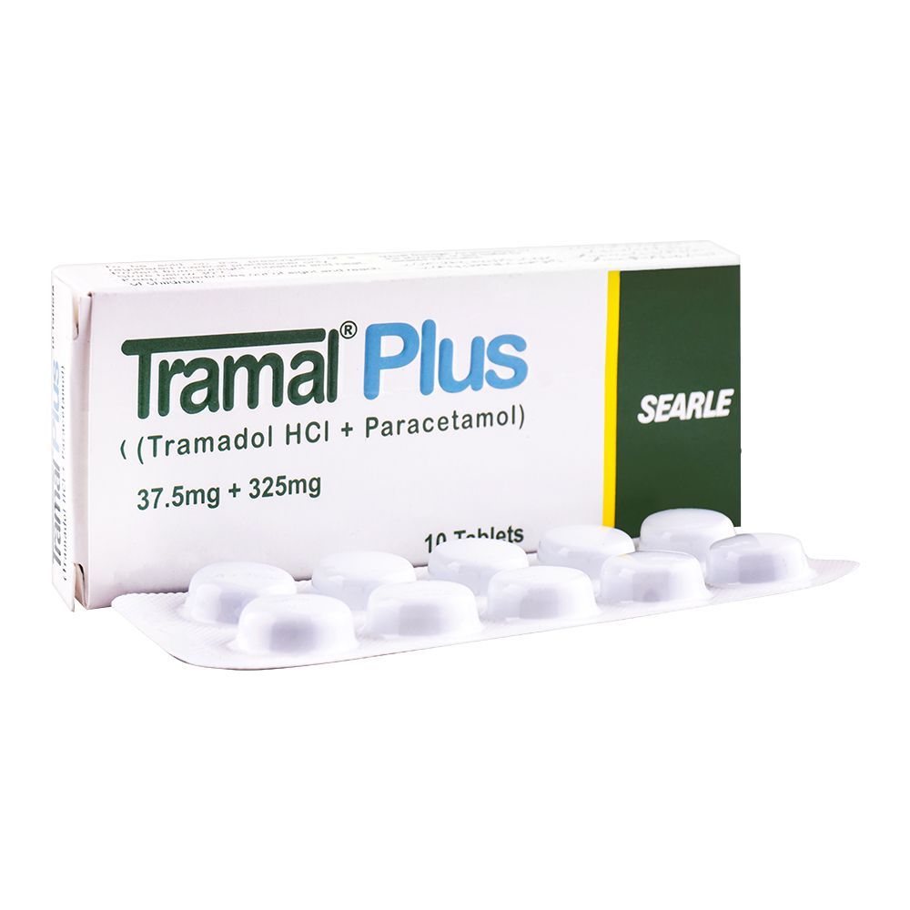 Searle Tramal Plus Tablet, 37.5mg + 325mg, 10-Pack - Main Image