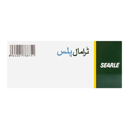 Searle Tramal Plus Tablet, 37.5mg + 325mg, 10-Pack - Image 2