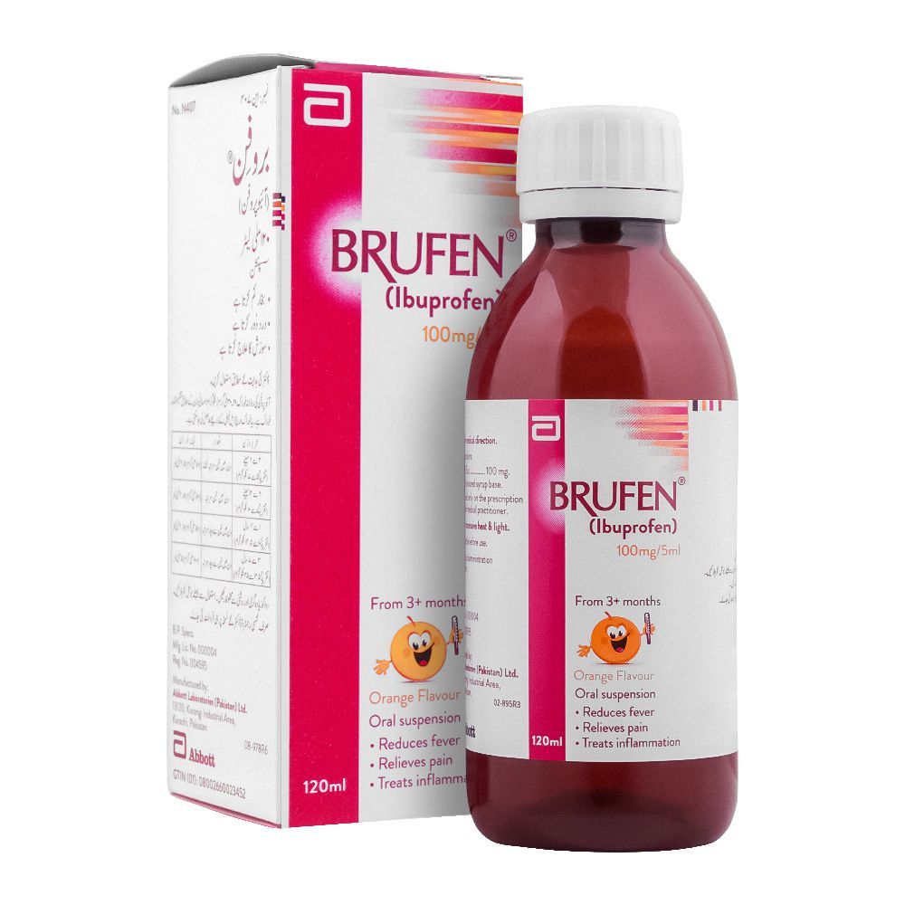 Abbott Brufen Suspension, 120ml - Main Image