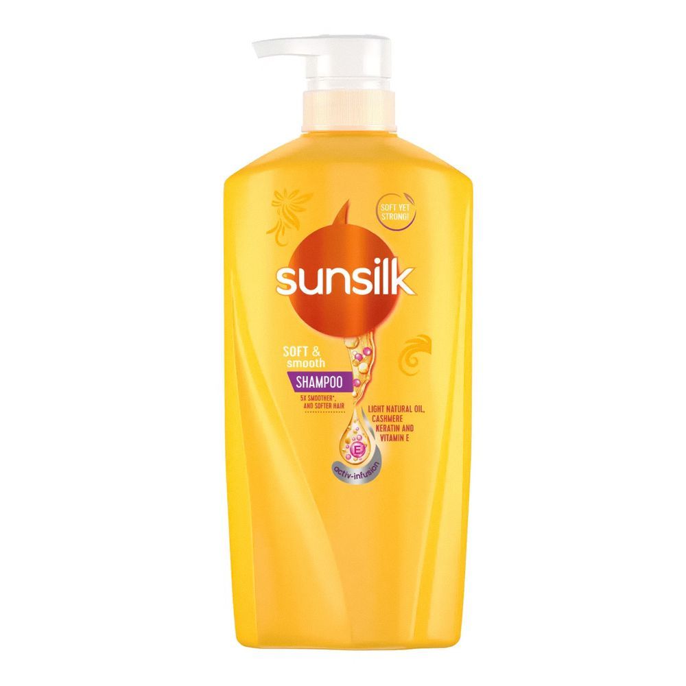 Sunsilk Soft & Smooth Shampoo, For Fine Hair, 650ml - Main Image