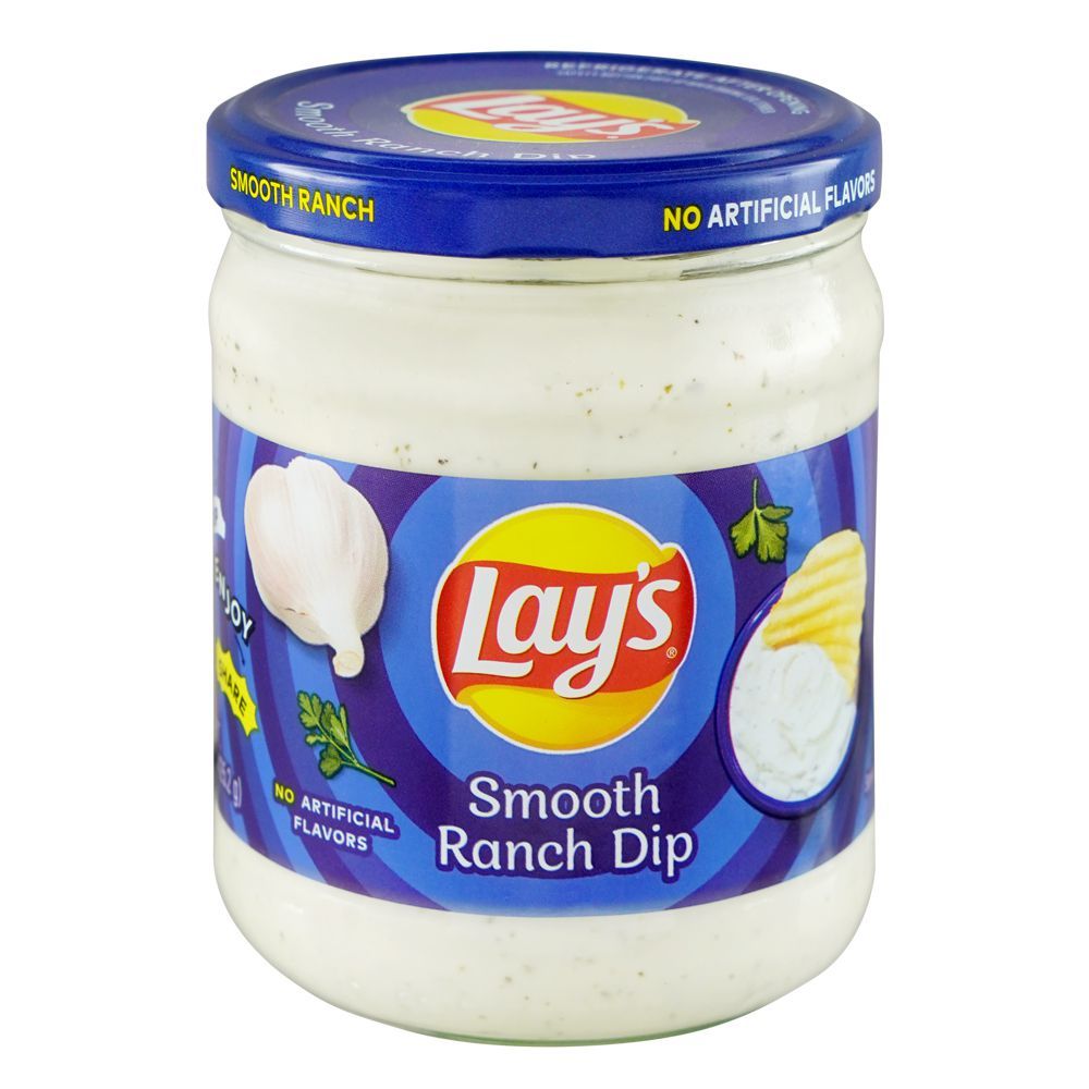 Buy Lay's Smooth Ranch Dip Sauce Jar, 425.2g in Pakistan – Shopaholic.pk