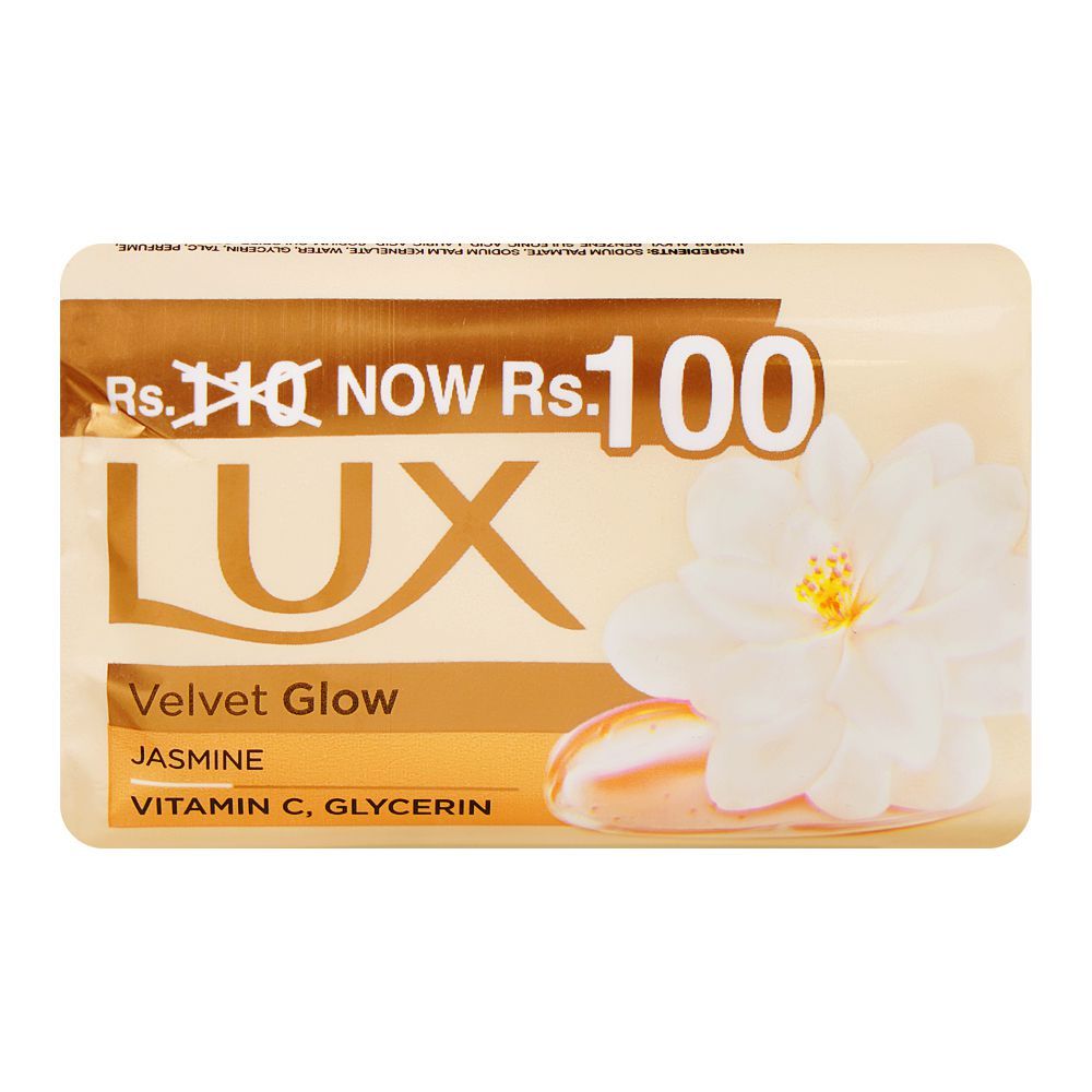 Lux Velvet Glow Jasmine White Soap, 98g - Main Image