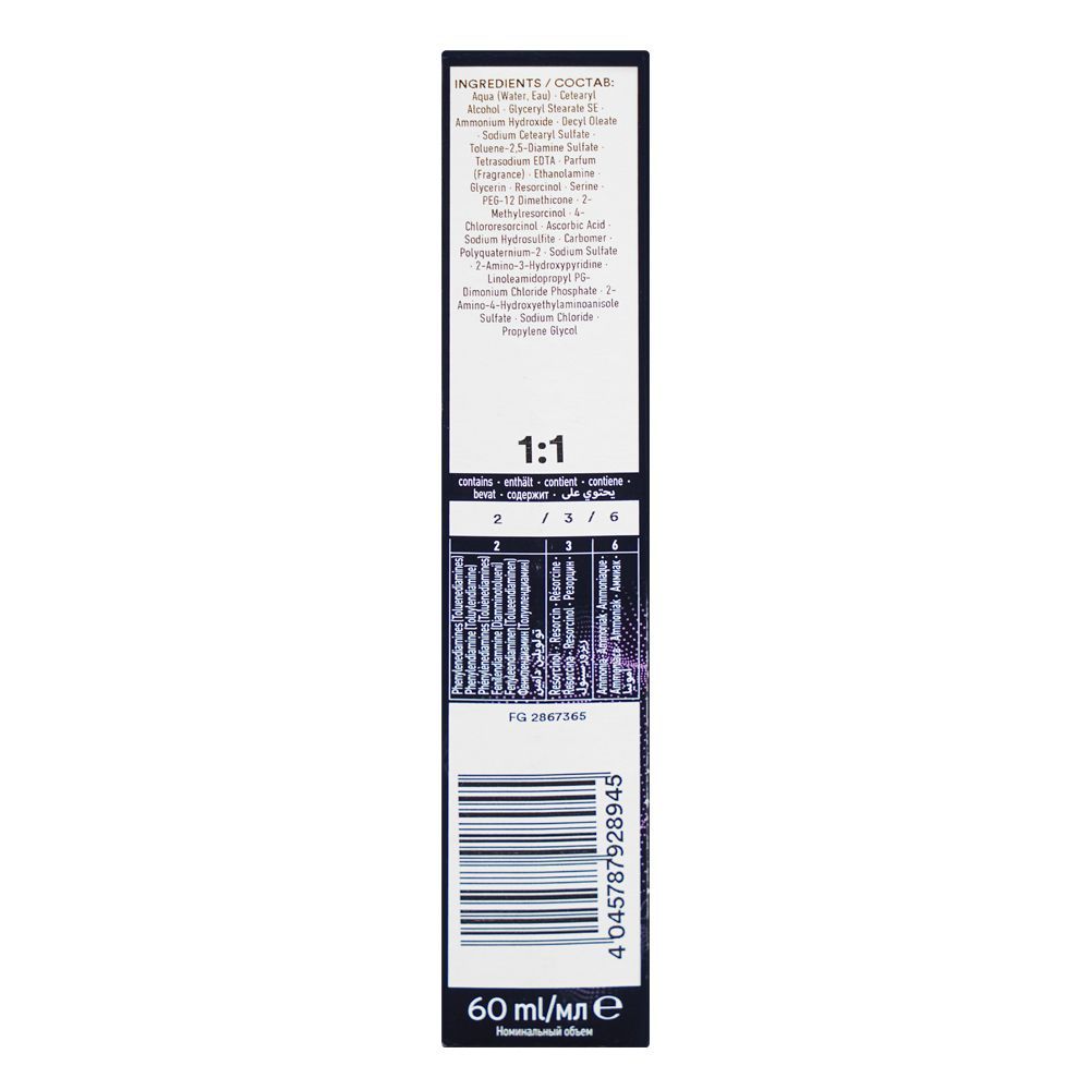 Indola PCC Fashion Permanent Hair Color Cream, 60ml, 4.3 Medium Brown Gold - Image 4