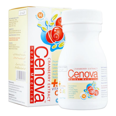 Getz Pharma Cenova Chewable Tablet, Cranberry Extract, 14-Pack - Main Image
