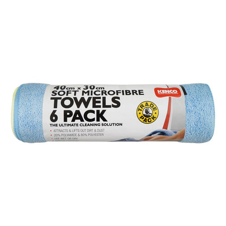 Kenco Soft Microfibre Towels, 6-Pack, 15.7 X 11.8 Inches - Image 2